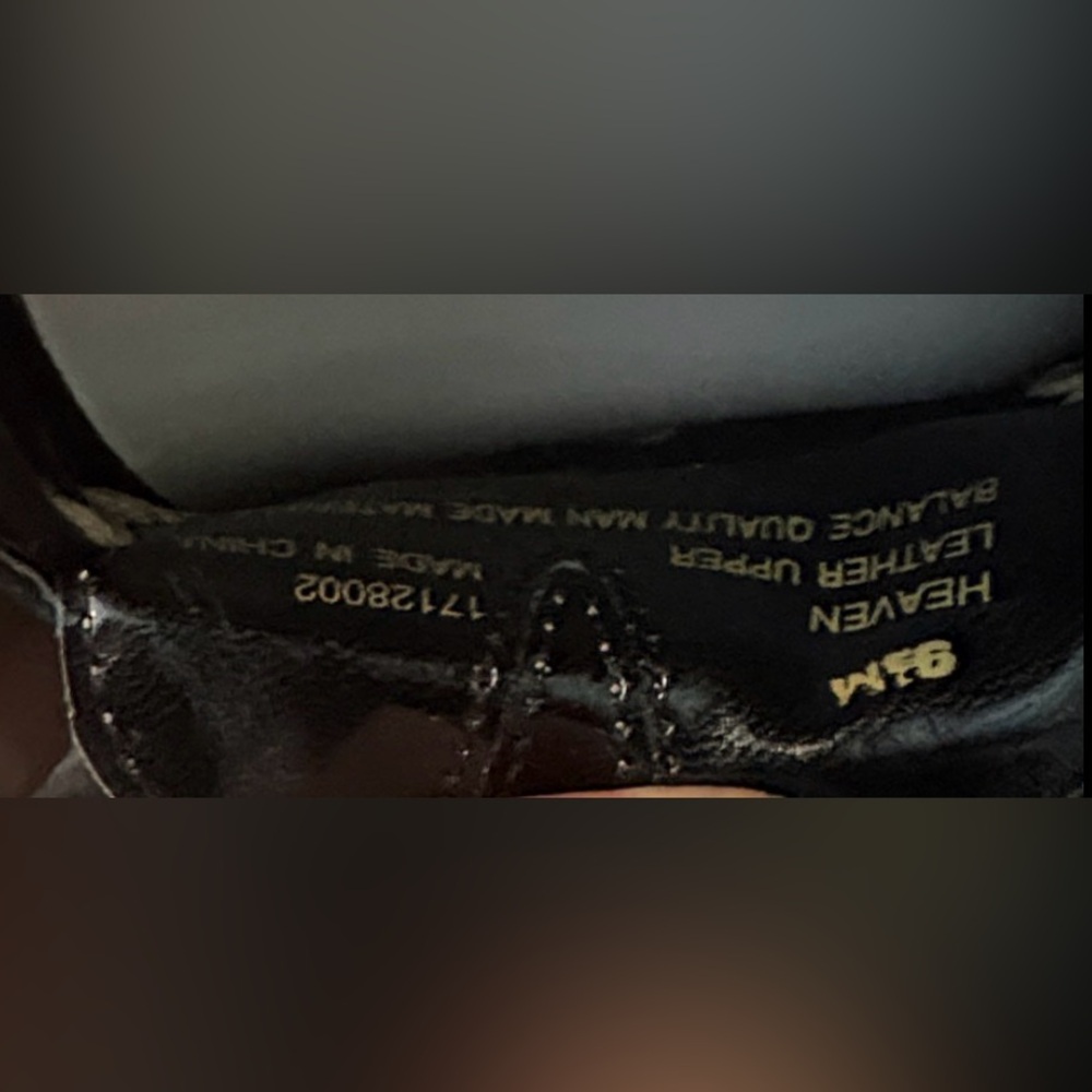 Naturalizer Heaven Women's Black Patent Leather Loafer Flats size 9.5 - Picture 5 of 5